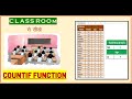 How to use COUNTIF Function in Ms Excel || सीखे Countif Function Best Example के साथ ! #excel