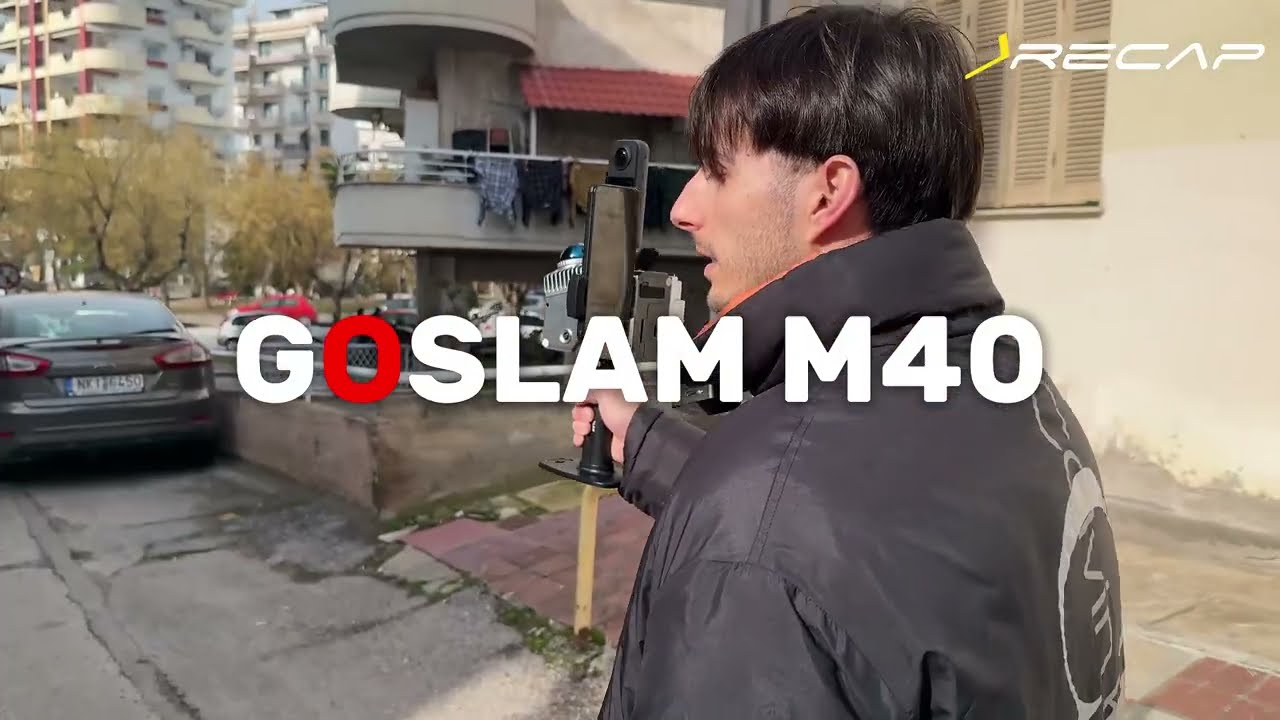 GoSLAM M40 | Video tutorial χρήσης | Τοπογραφική αποτύπωση με SLAM χρησιμοποιώντας γνωστά σημεία