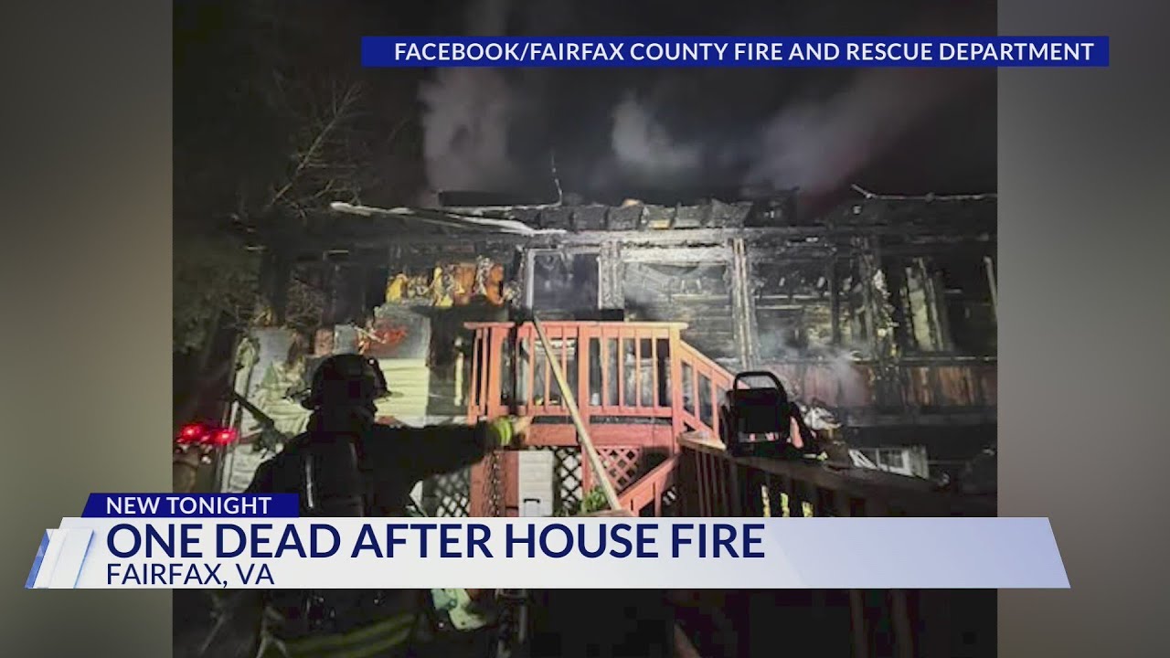 Person dies after Fairfax County house fire - YouTube