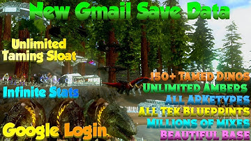 Ark Mobile : New Gmail login save data With huge Base😱 | All tek Bp & Unlimited Ambers | Soa Squad
