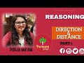 Direction and distance  reasoning  parinam gurukul  part 1