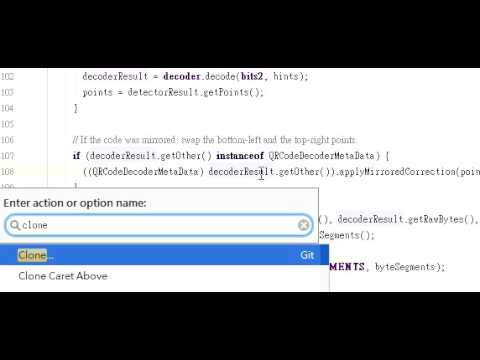 Android studio  shortcut, search action by typing