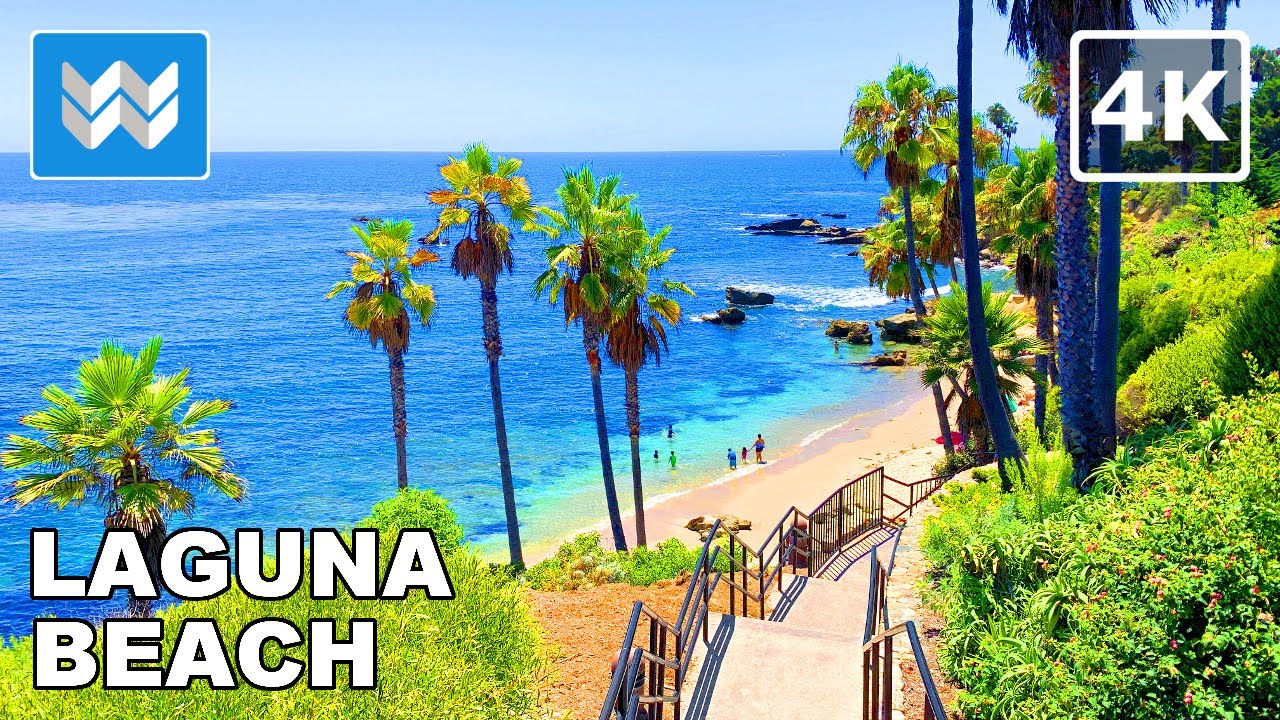 4k Laguna Beach Heisler Park In Orange County California Usa Scenic Walking Tour Youtube