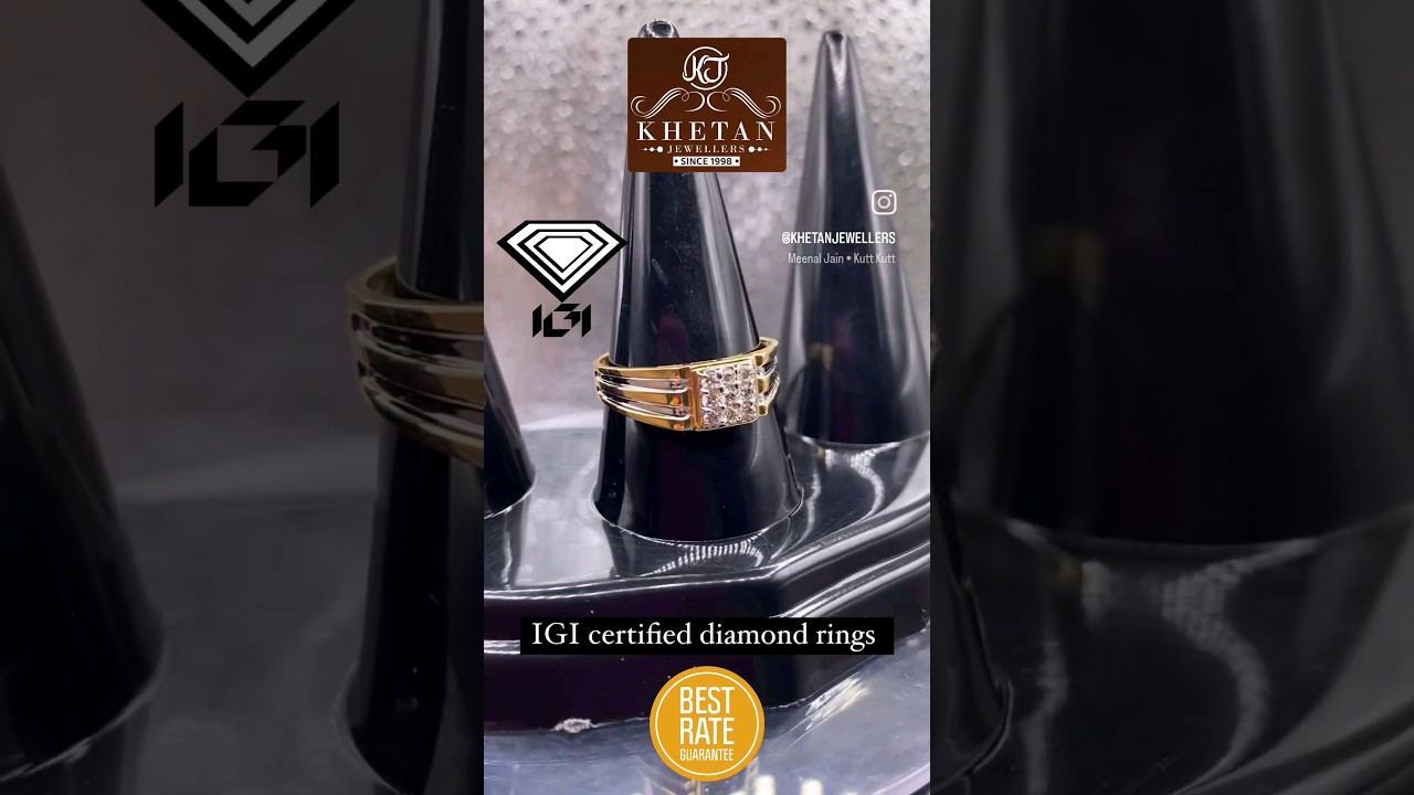 IGI CERTIFIED DIAMOND RING 