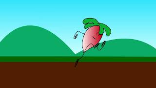 Animated radish | 2d hand drawn animation