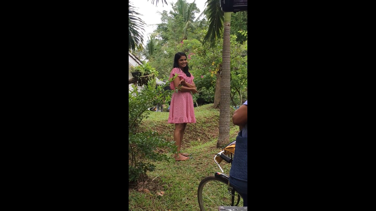 මන්දහාසි Music Video එක රූගත කිරීම් අතරතුර