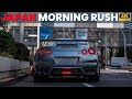 Nissan GT-R Japan Morning Rush Highway POV Drive - ASMR | No Music | No Voice | 4K HDR