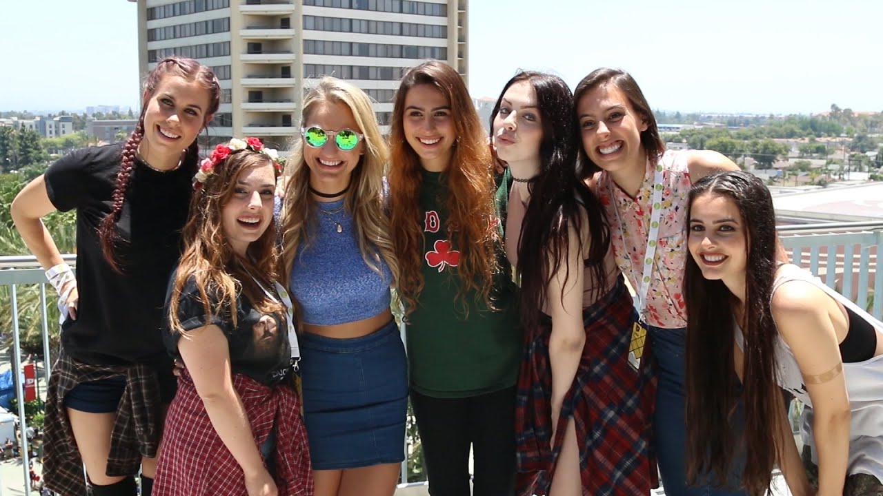 Cimorelli Impersonate Each Other & Miranda Sings! (VIDCON 2016) | Hollywire