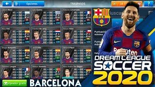 Plantilla Del Barcelona Para Dream League Soccer 2019-2020