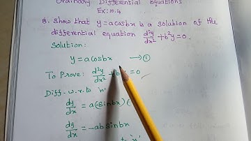 12th MATHS ORDINARY DIFFERENTIAL EQUATIONS EXERCISE 10.4 8th SUM