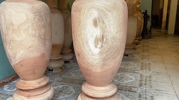 Cặp lục bình nguyên khối gỗ xà cừ kt 1m80x52.