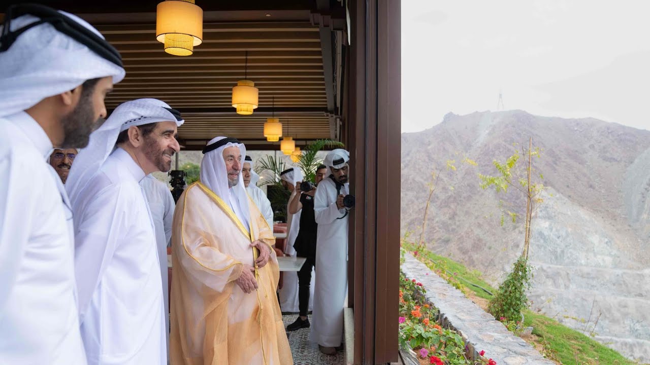 صاحب السمو حاكم الشارقة يفتتح الحدائق المعلقة ومشروع الطهر العربي ومنطقة مظلات الغزلان