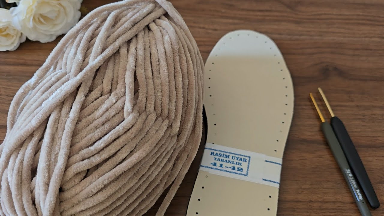 Sipariş Rekorları Kıran Kadife Terlik Modelimiz  ✅️ Kadife İple Erkek Terlik Yapımı 