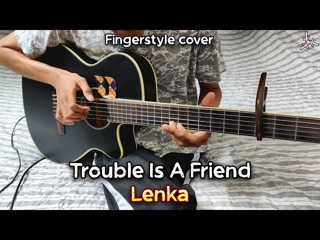 Lenka - Trouble Is A Friend | Fingerstyle cover + Drum | Faiz Fezz class=