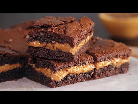 Video: Peanutty Brownie Bars