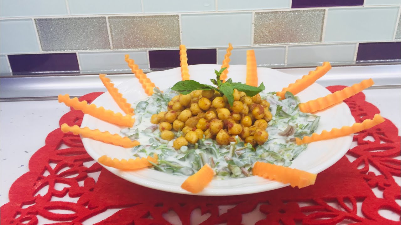 NOHUTLU SEMİZOTU SALATASI TARİFİ/ DİYET SALATA TARİFİ