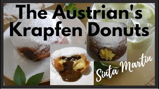 Austrian Krapfen donuts  Recipe #donat #resepdonat #resepbomboloni