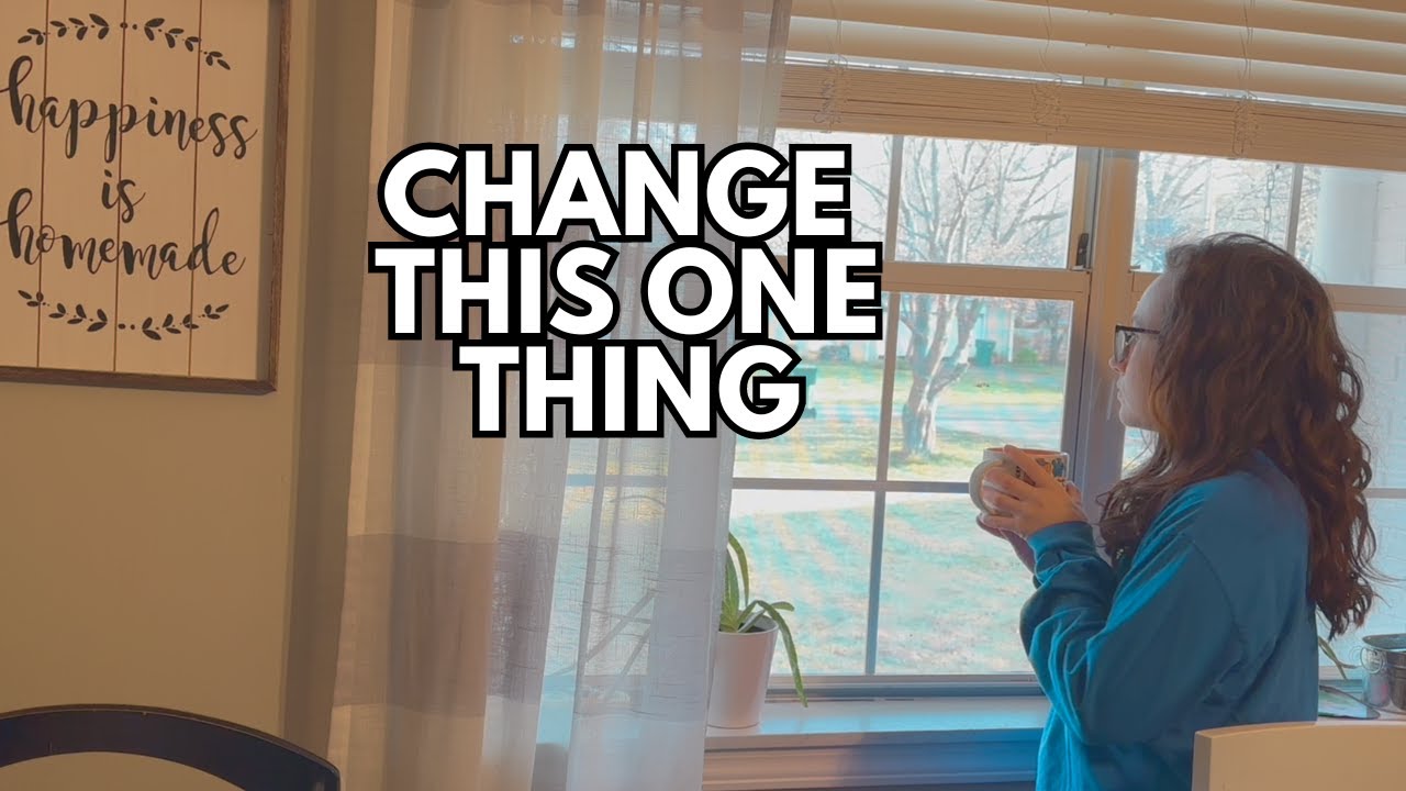 Homemaker life changing tip | What is important in life? - YouTube