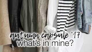 Autumn capsule 2017: build up process & mini-haul!