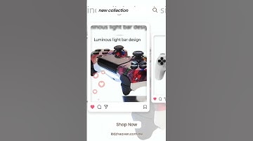 Wireless Bluetooth Game Controller for Ps4 with Dual Vibration and Light Strip - Fantastic Purple