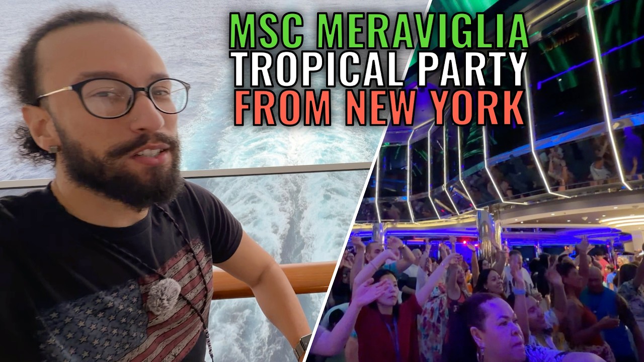 A Chill Sea Day & Tropical Party | Day 3 | The Bahamas via MSC Meraviglia