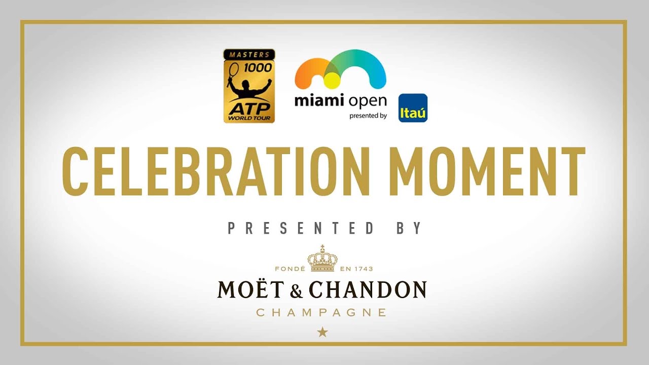 Moët Moment: Roger Federer Wins 2017 Miami Open