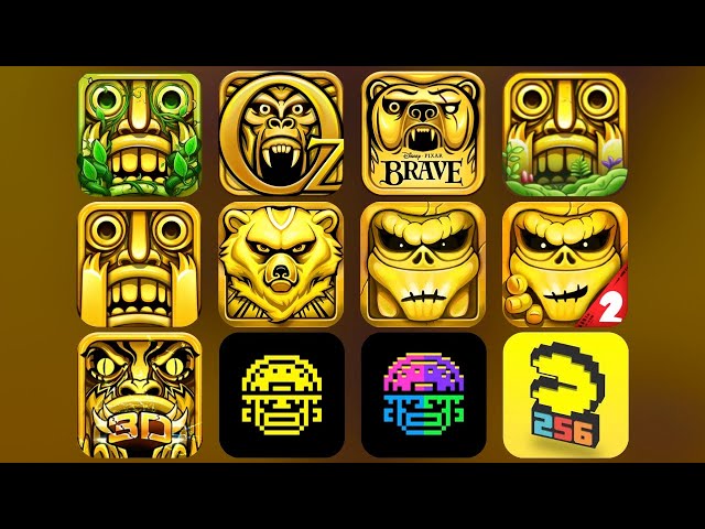 Temple Run, Temple Run 2 China, Temple Run 2, Spirit Run, Temple Run Brave,  Zombie Run,Temple Run Oz 