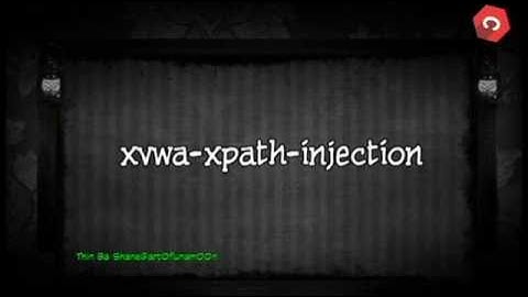 xvwa xpath injection