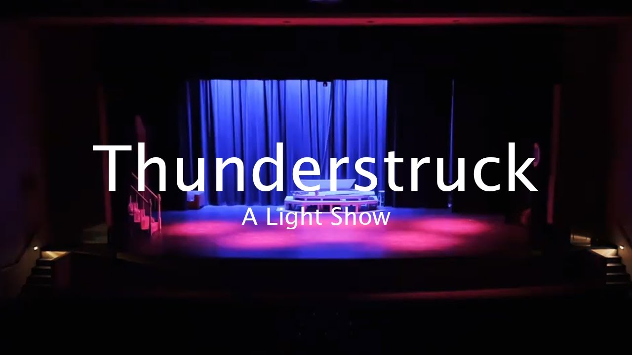 AC/DC Thunderstruck (Light Show) YouTube