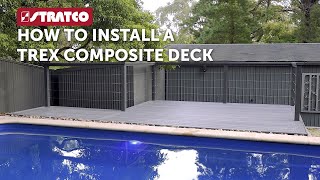 Stratco | How To Install a Trex Composite Deck