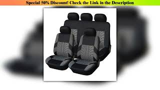 Limited Car Seat Covers Full Set Front Split Rear Bench For Car Universal Cloth SUV Sedan Van Autom