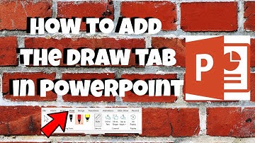 How to Quickly and Easily add Draw Tab in PowerPoint (Fastest Method)