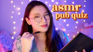 ASMR 💭 Quizzing YOU with Trivia! 🤔 Soft Spoken Pub Quiz
