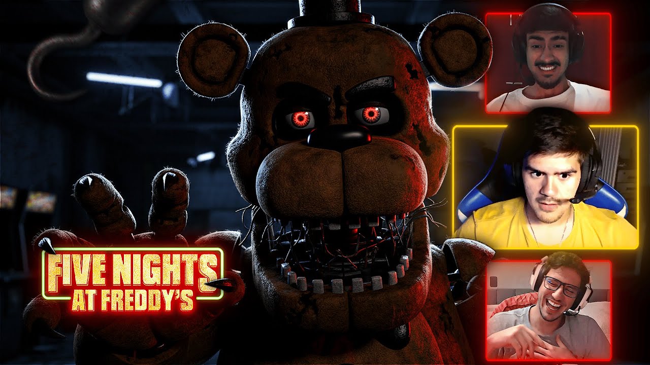 COLOCAMOS NOSSO AMIGO PARA JOGAR FNAF PELA PRIMEIRA VEZ...