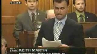 Keith Martin Congratulates The Red Cross