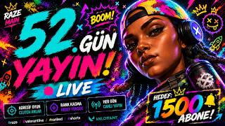 1000 ABONEYİ GEÇTİK! DAY 52 🚀 #Valorant #raze #keşfet