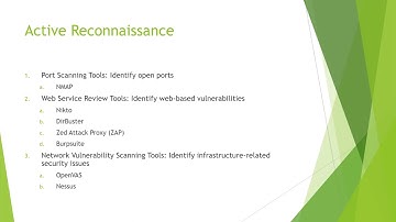 Ethical Hacking - Phase 1 - Recon - 16 - Active Reconnaissance Overview
