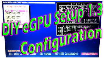 eGPU Setup: DIY eGPU Setup Menu 1.3 Configuration Walkthrough (3 of 4)