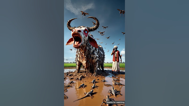 The cow covered in millions of lizards 😭 the farmer was frightened , #ai #rescue #trending #cow