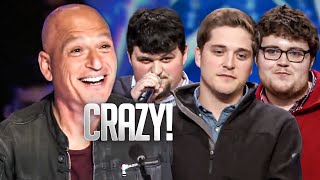 NOONE Expected This! 3 Guys SHOCK Judges When They Start Singing! | America's Got Talent