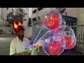 Poor Roadside Seller making beautiful LED Balloons@ low cost