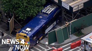 MTA Removes Bus From Brownstone Days After Wild Crash as Questions Loom | News 4 Now