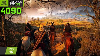 The Witcher 3 Next-Gen Gameplay On RTX 4090 | ULTRA+ Settings \& Ray Tracing | 4K HDR - RT ON✔