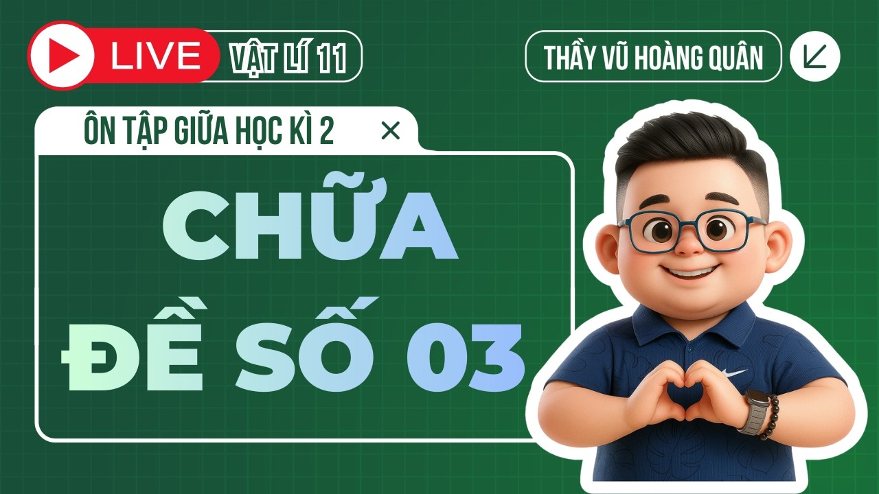 🎥 Vật Lí 11| Ôn tập Giữa HK2 - Đề Số 3