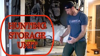 GARAGE hunting storage unit build 