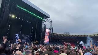 Scottish fans during Kasabian support - Hampden Park Glasgow 26.06.22