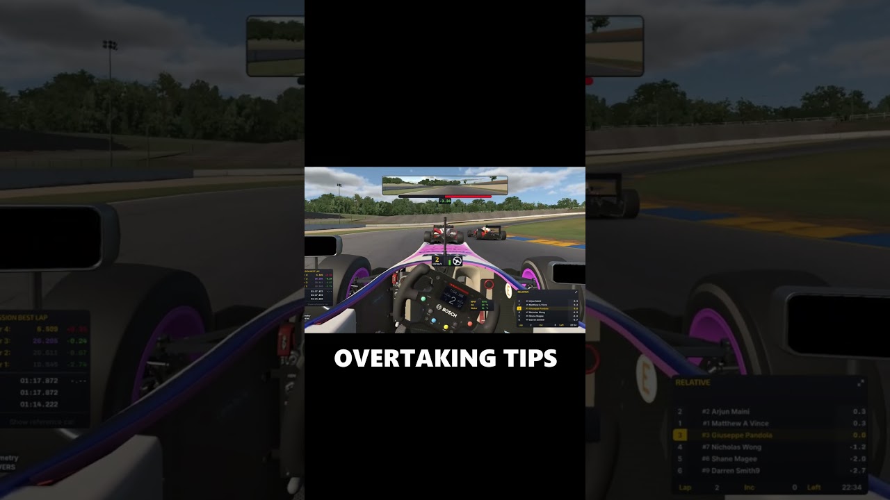 OVERTAKING TIPS (10)  