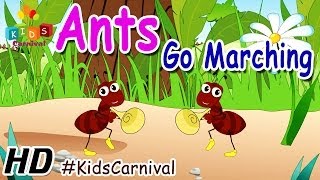 Ants Go Marching Song I Kidss For Kids I Kids Carnival #kidsvideo #nurseryrhymes #cartoon