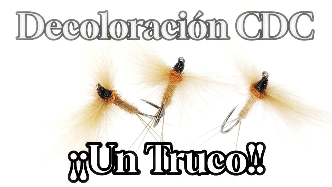 Decoloración plumas de CDC. ¡¡Un truco interesante!!
