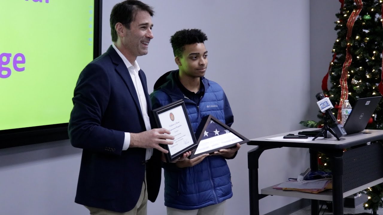 Kameron Arceneaux Wins Congressional App Challenge - YouTube